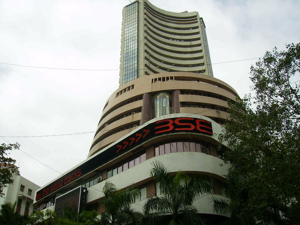 The Bombay Stock Exchange building in Mumbai, where PC Jeweller shares are traded